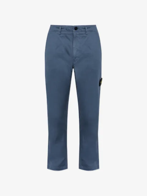 Stone Island logo-patch trousers