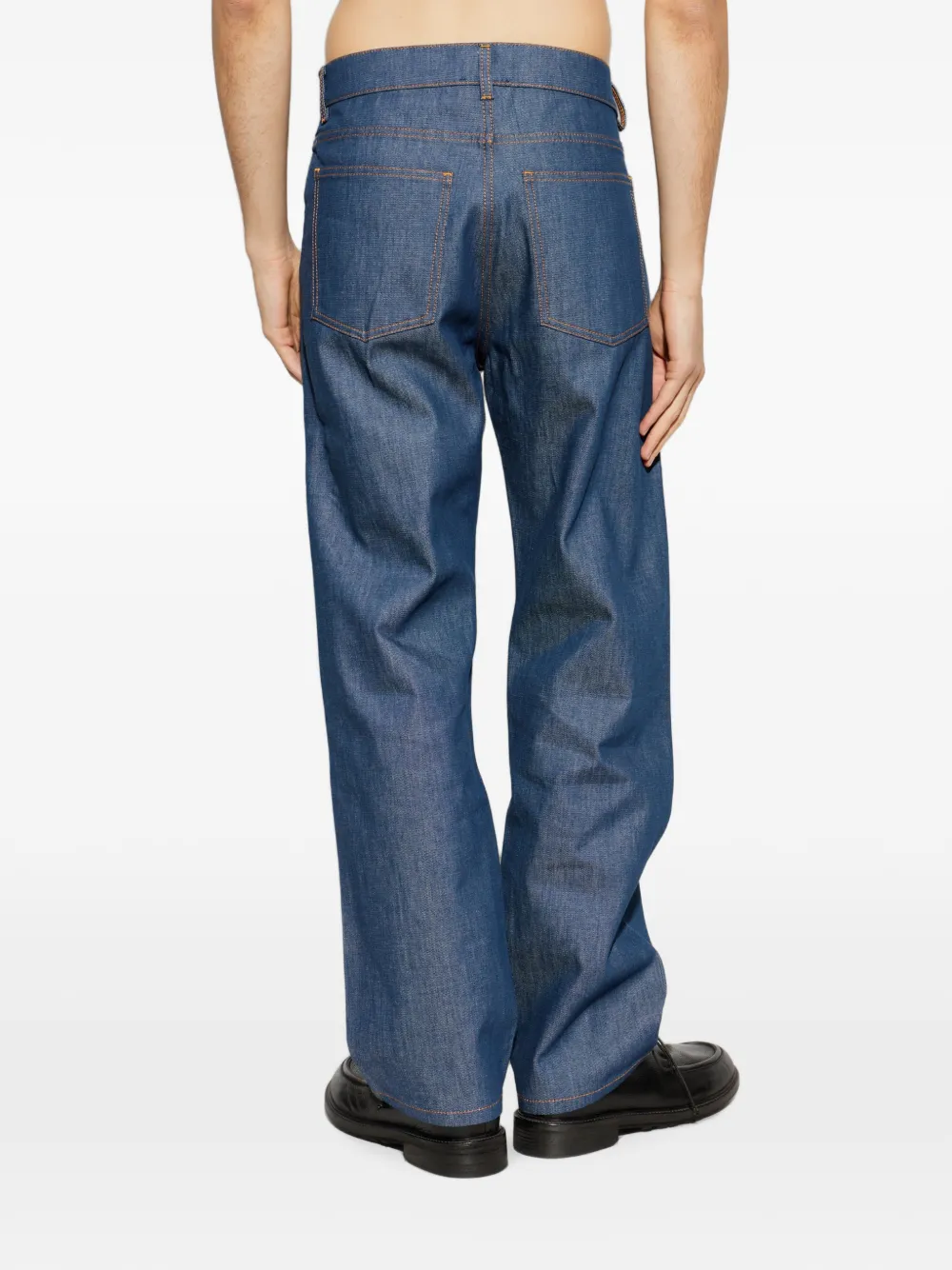 Moschino Jeans met toelopende pijpen Blauw