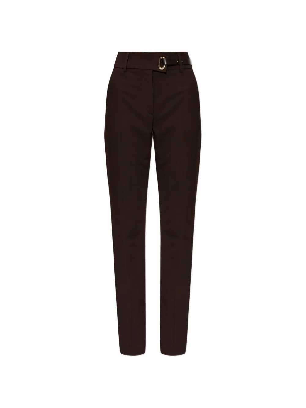 Sportmax Rum belted trousers - Marrone