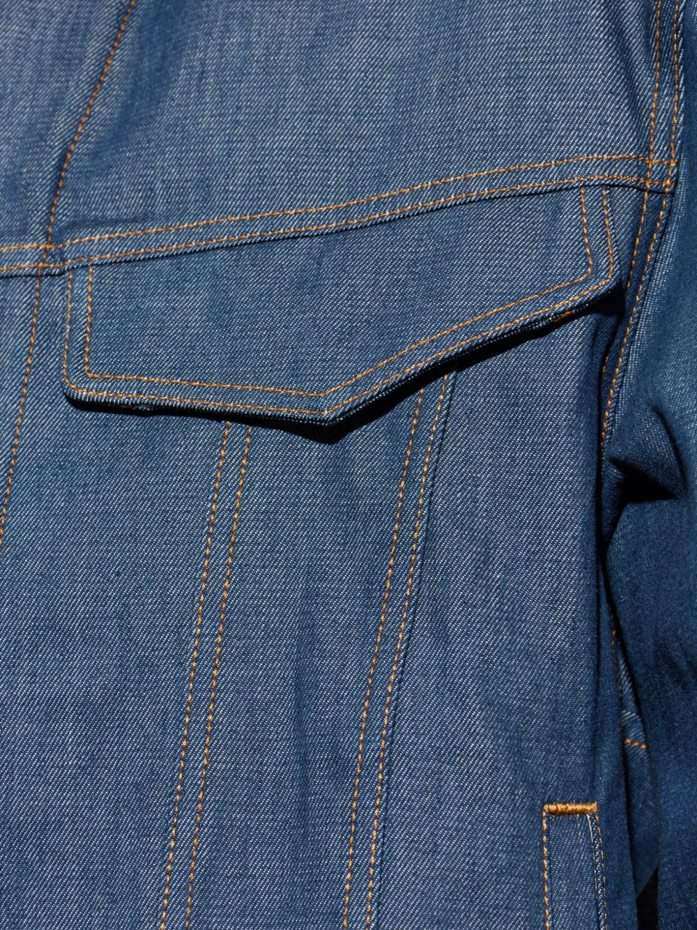 Moschino Denim jack Blauw