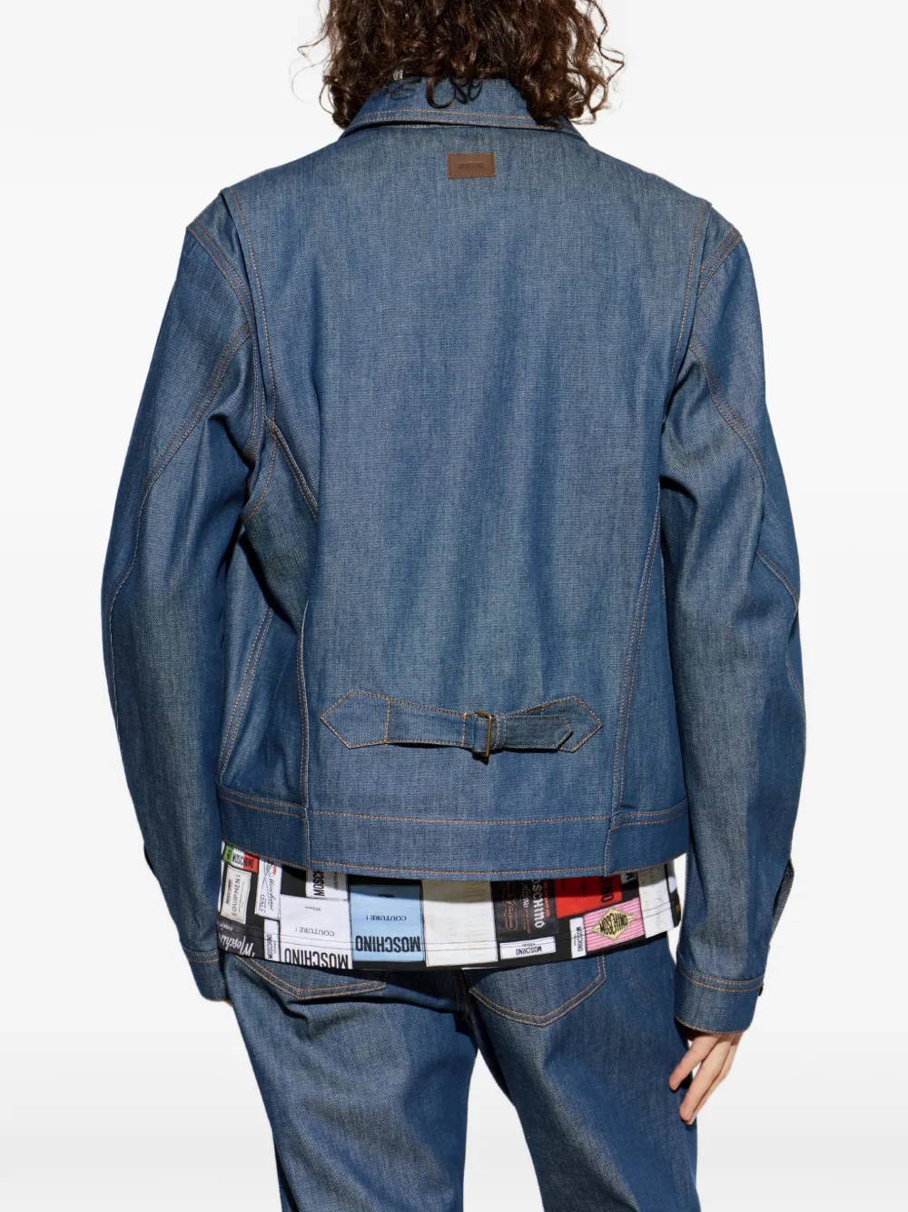 Moschino Denim jack Blauw