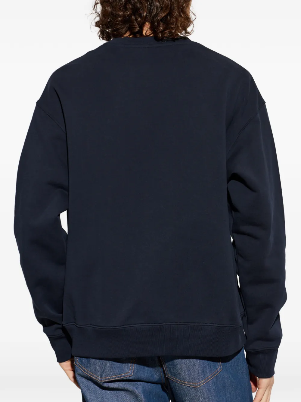 Moschino Sweater met logopatch Blauw