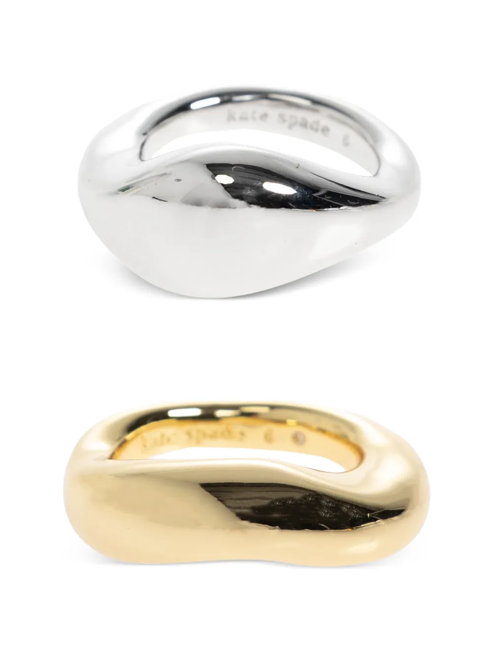 Kate Spade asymmetric rings set - Oro