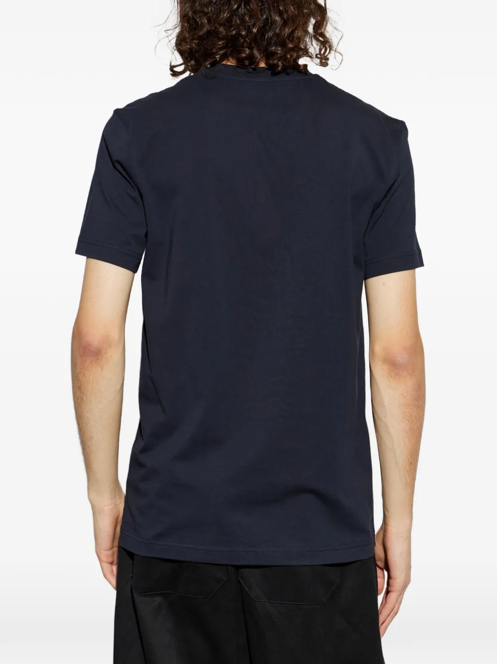 Moschino T-shirt met patchdetail Blauw