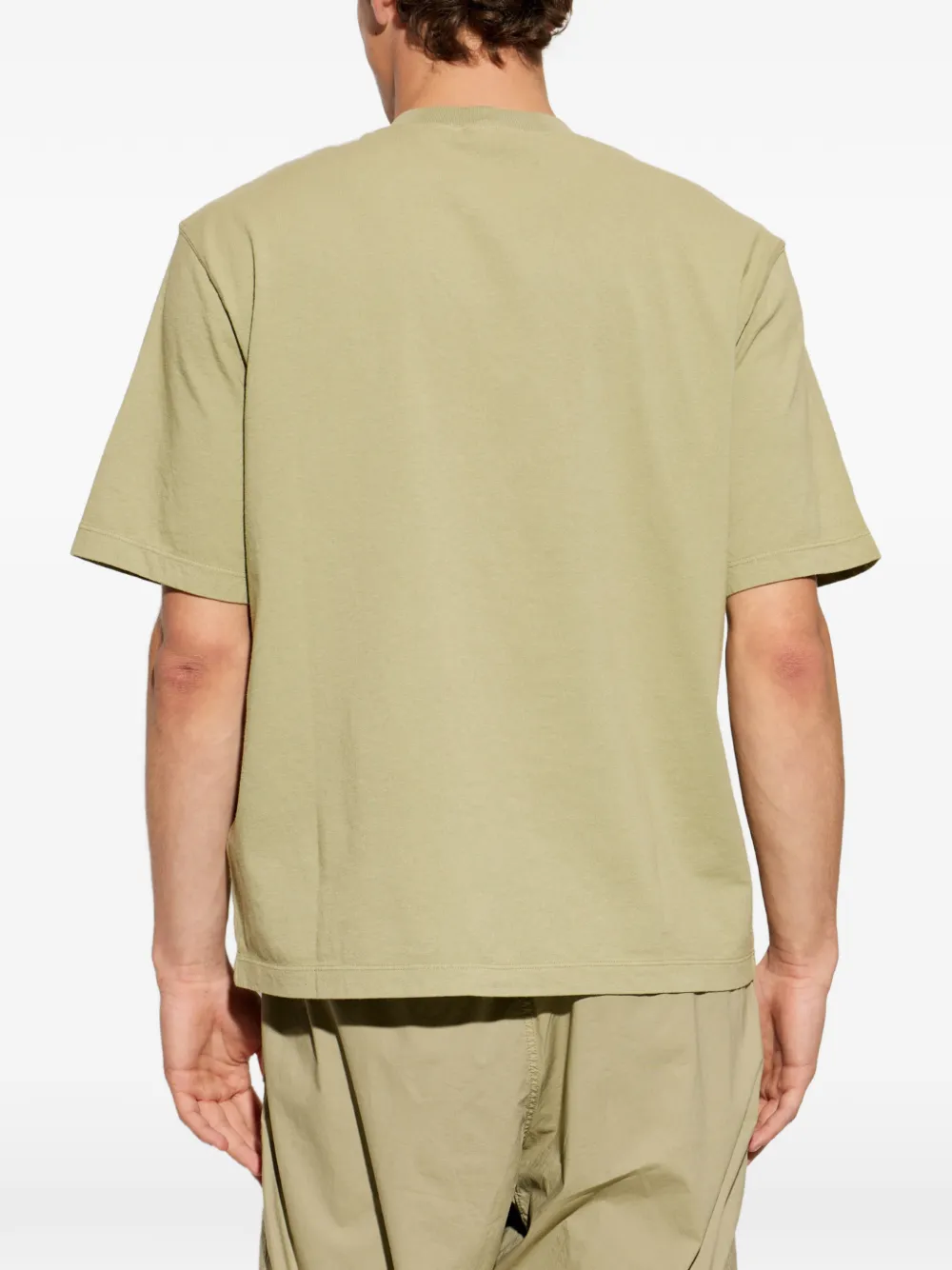 Stone Island T-shirt met logopatch Groen
