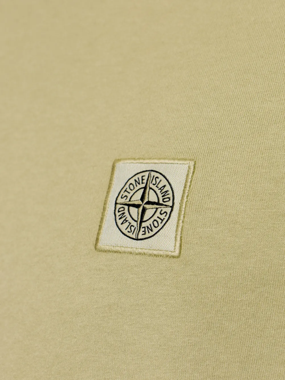 Stone Island T-shirt met logopatch Groen