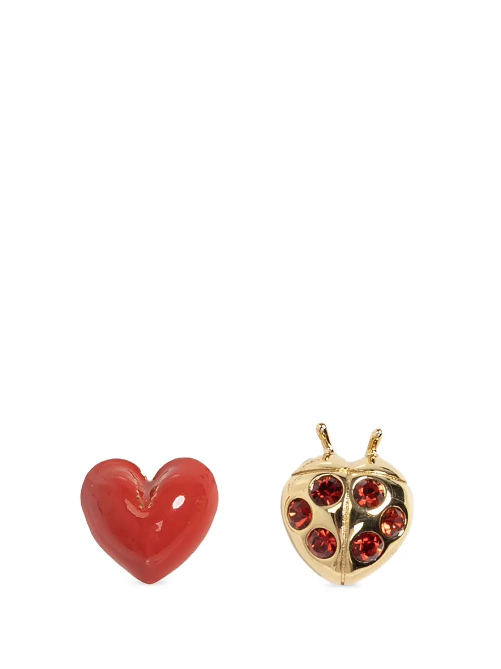 Kate Spade Summer Daze heart ladybug earrings - Gold