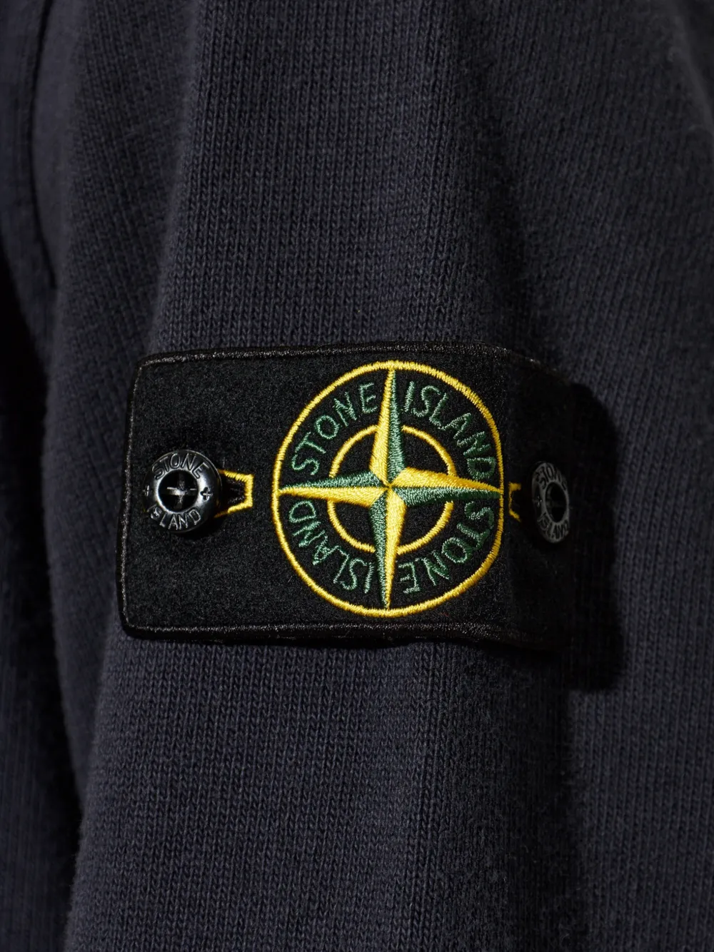 Stone Island Trui met logopatch Blauw