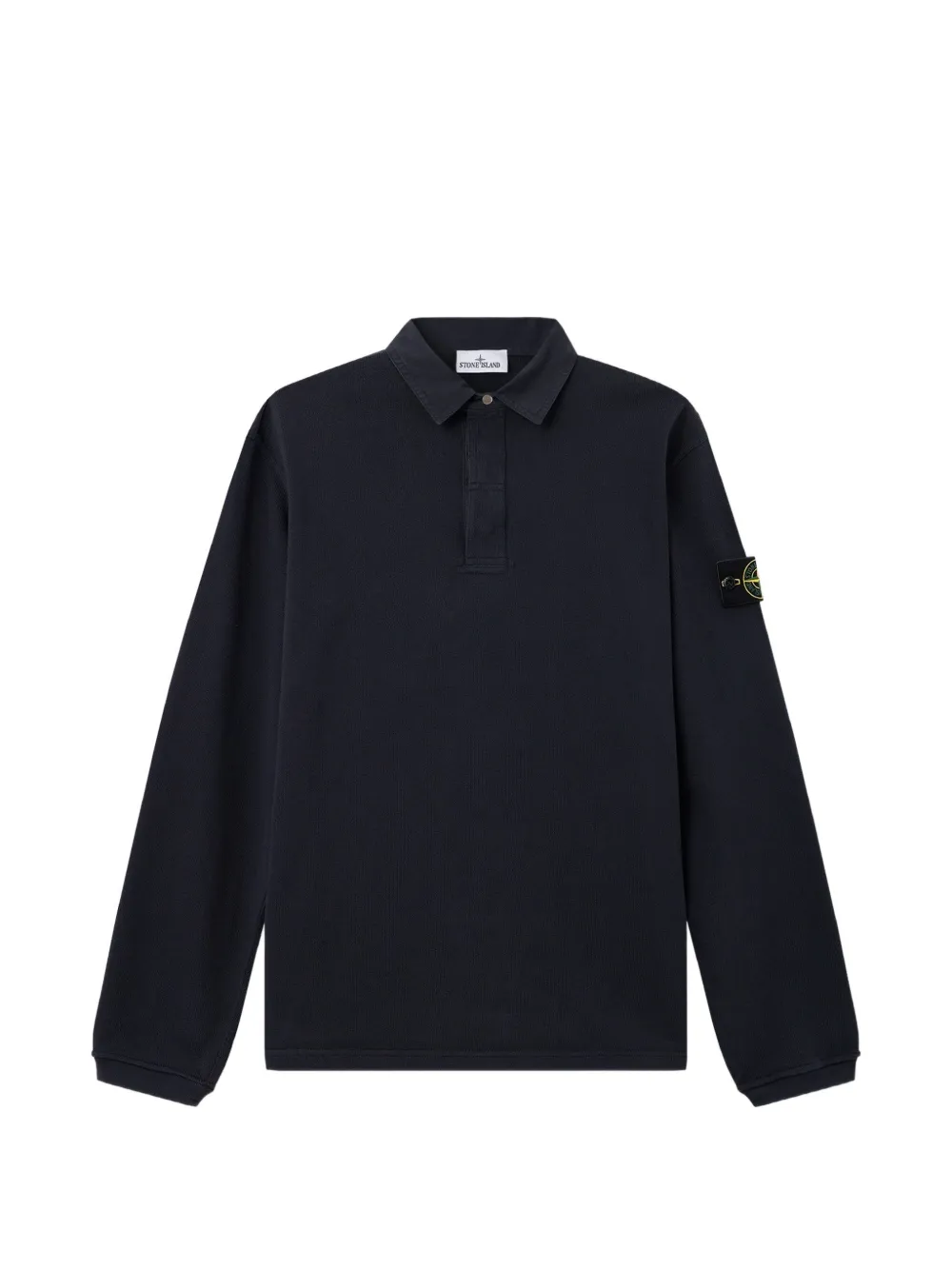 Stone Island Trui met logopatch Blauw