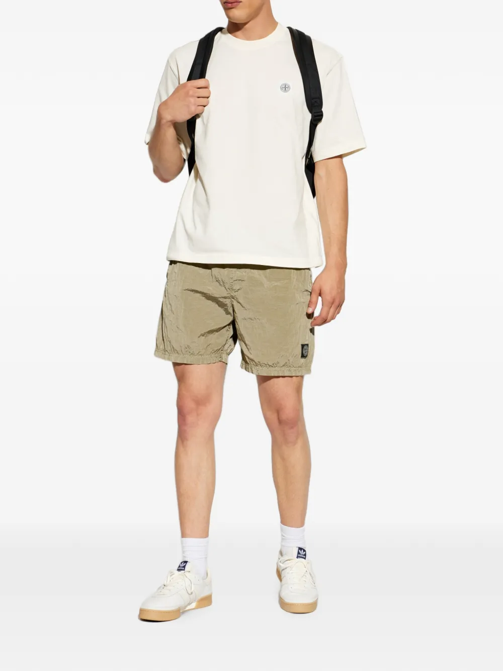 Stone Island Jersey T-shirt Wit