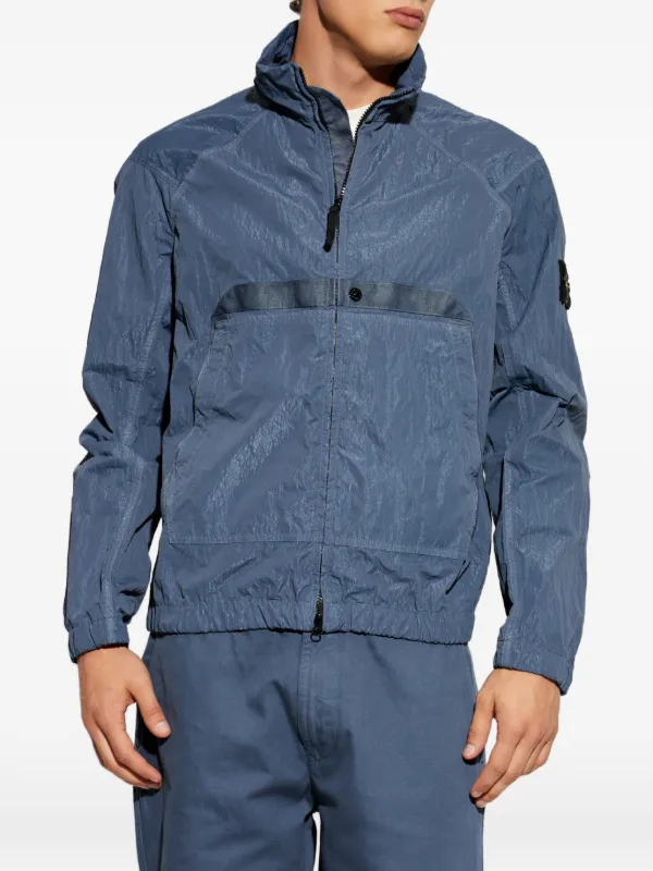 Stone Island ジップアップ ジャケット | ブルー | FARFETCH JP