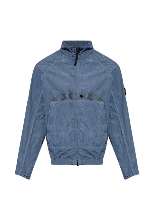 STONE  ジップアップジャケット Stone Island ジップアップ ジャケット | ブルー | FARFETCH JP