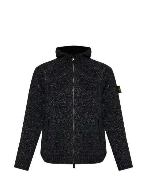 Stone Island chaqueta con capucha y parche del logo