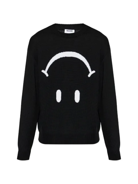 Moschino X 스마일 울 스웨터