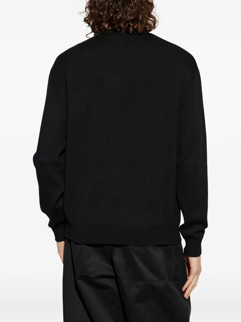 Moschino x Smiley wollen trui Zwart