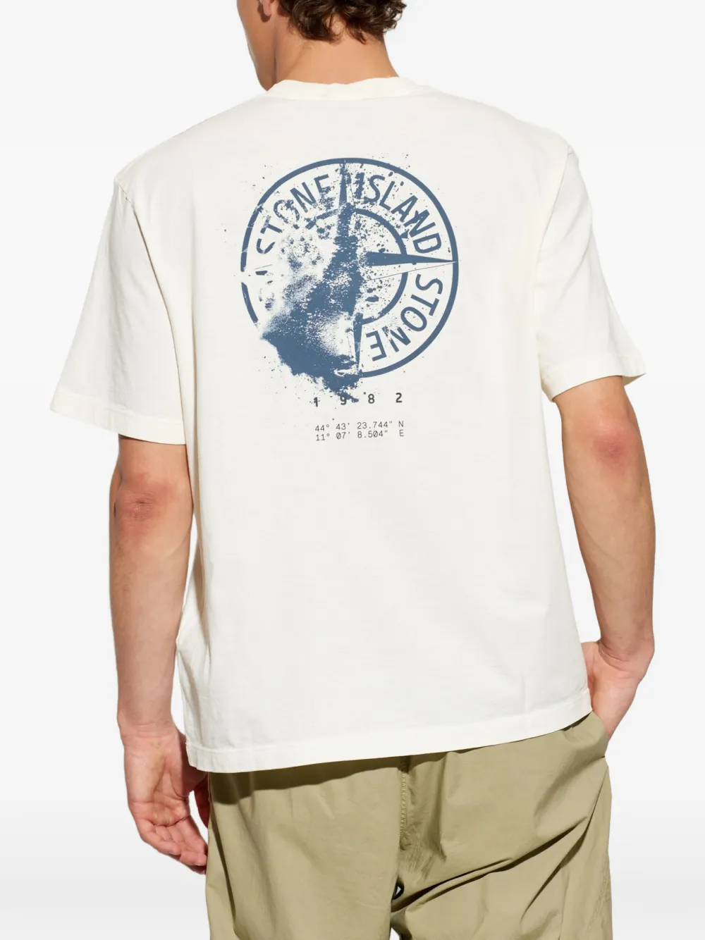 Stone Island Jersey T-shirt Wit