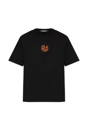 Moncler Logo Printed T-shirt | Black | FARFETCH