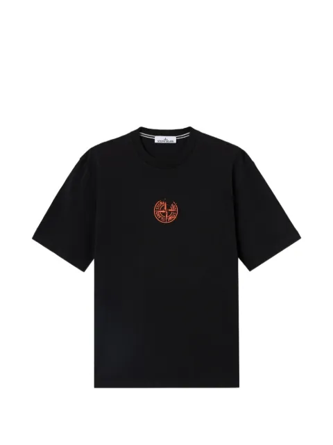 Stone Island t-shirt med logotyp