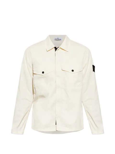 Stone Island chaqueta con parche del logo