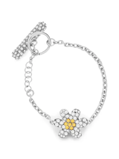 Marni Daisy crystal-embellished flower bracelets