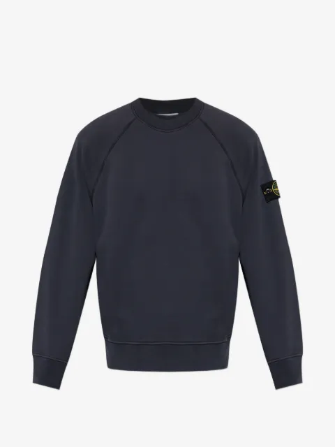 Stone Island logo-patch sweatshirt