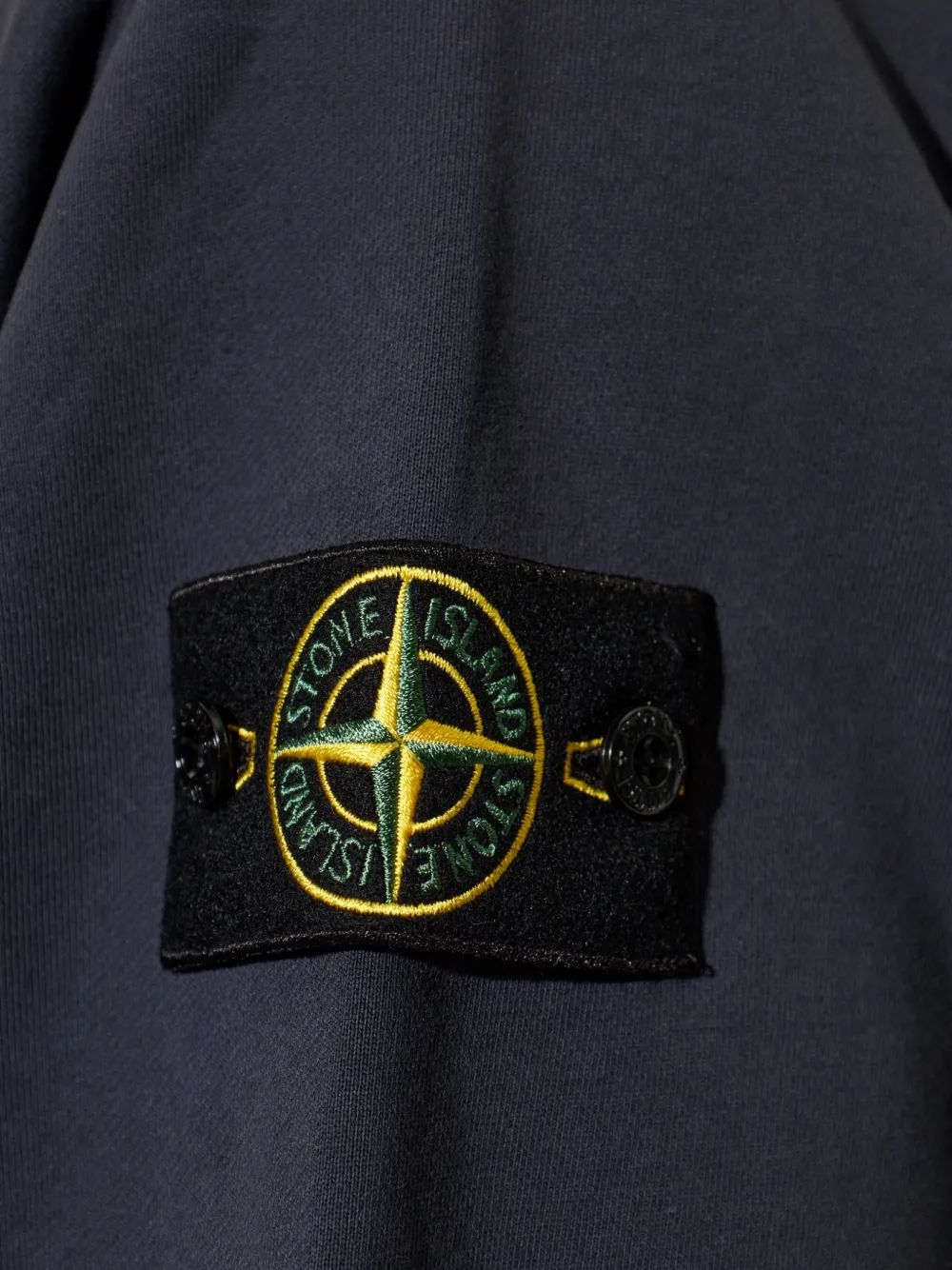Stone Island Sweater met logopatch Blauw
