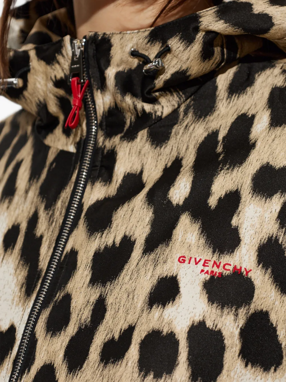 Givenchy Windjack met jacquard Beige