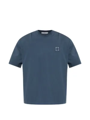 Moncler プリント Tシャツ | ブルー | FARFETCH JP