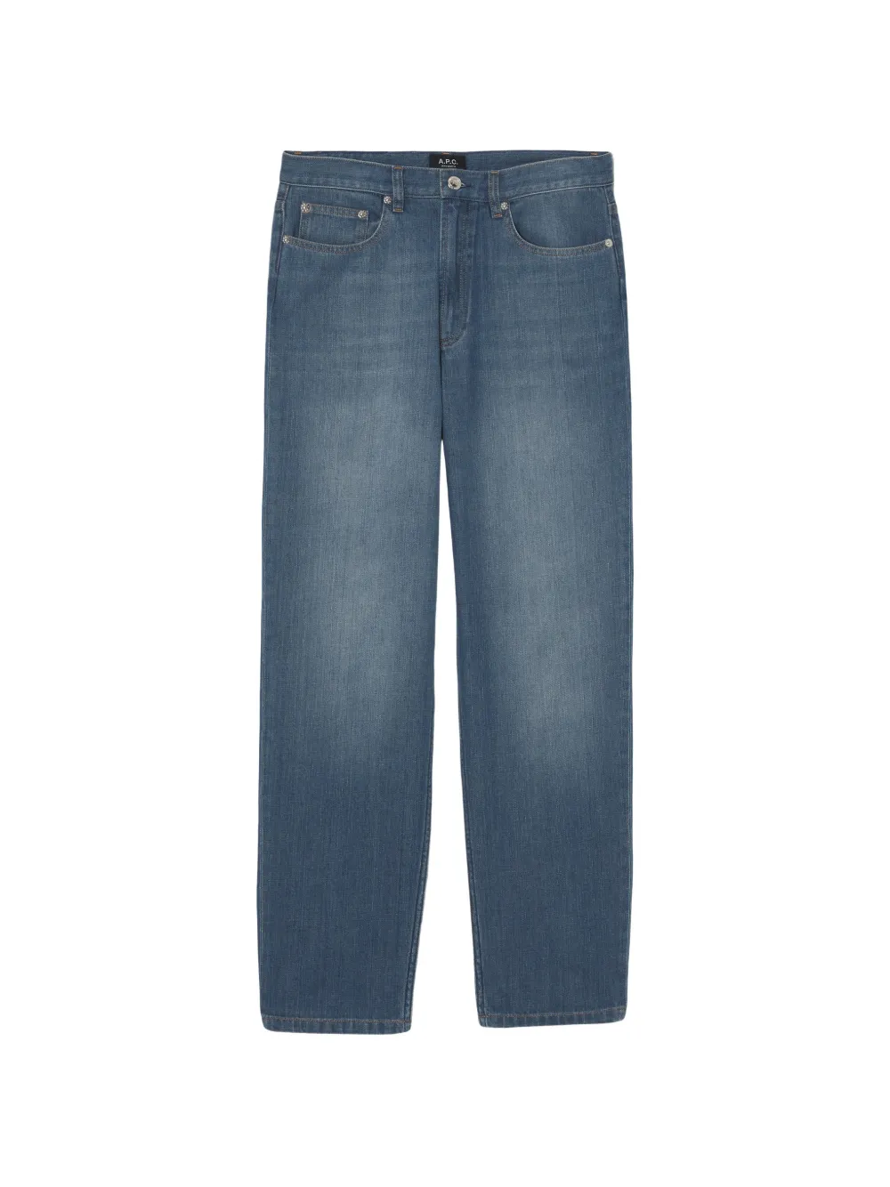 A.P.C. Martim faded straight-leg jeans - Blu