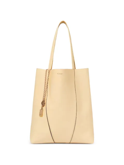 Chloé Spin Tote Bag aus Leder