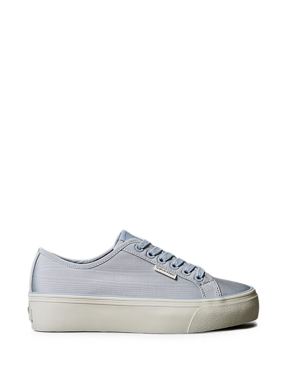 Calvin Klein lace-up platform sneakers Blauw