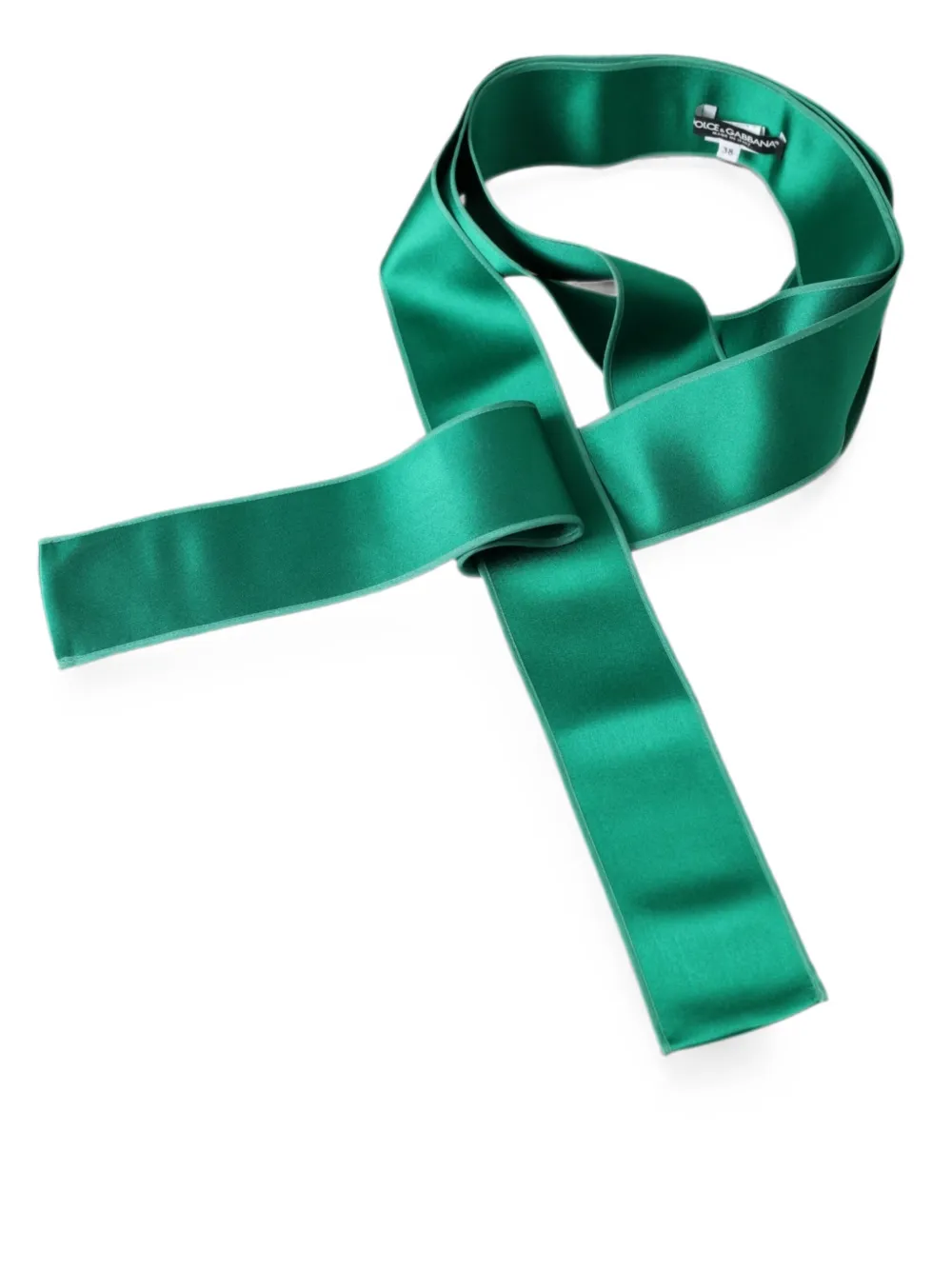 Dolce & Gabbana Riem met satijnen afwerking Groen