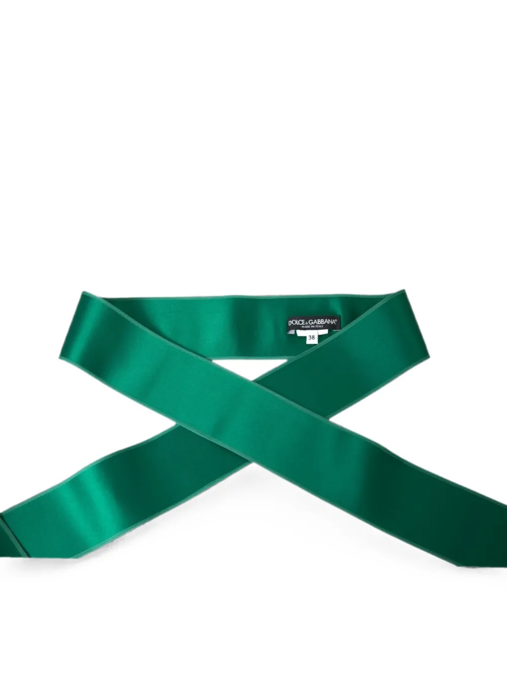 Dolce & Gabbana Riem met satijnen afwerking Groen