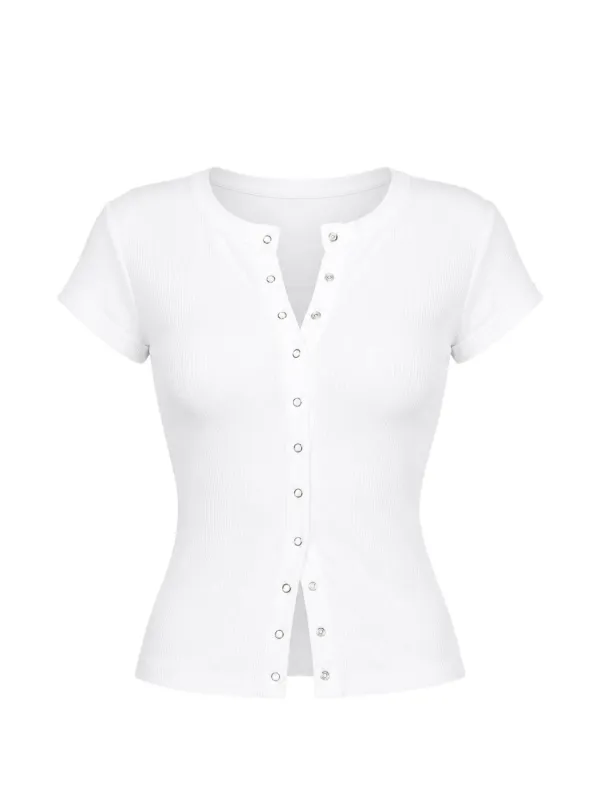 Citizens of Humanity Tabi Short-sleeve T-shirt in White