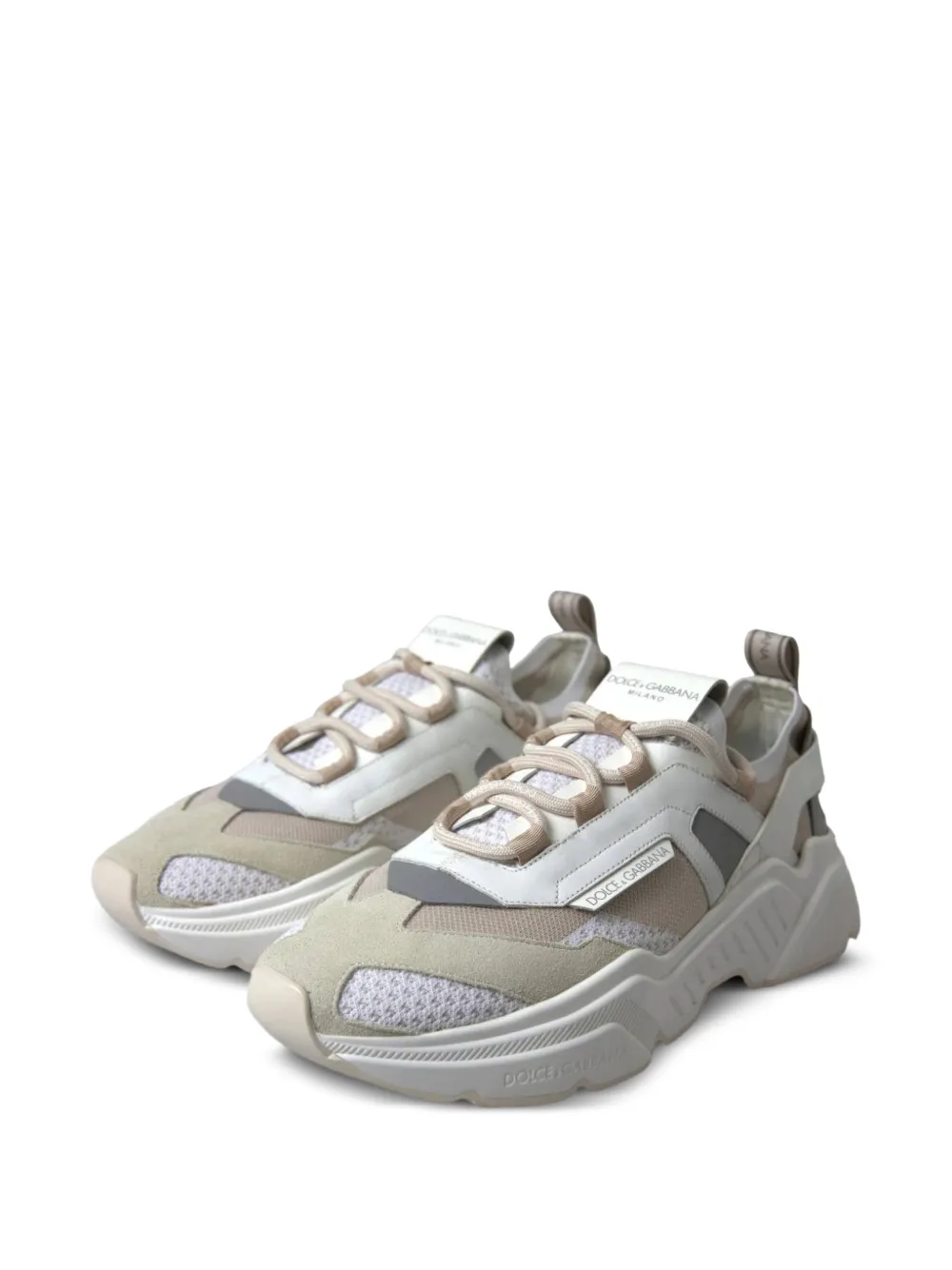 Dolce & Gabbana Daymaster panelled sneakers Beige