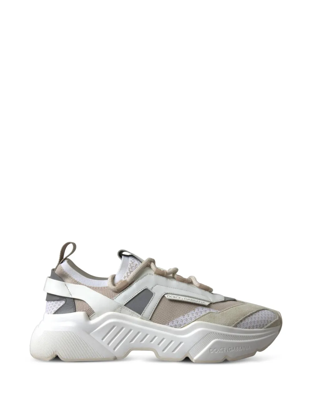 Dolce & Gabbana Daymaster Sneakers mit Einsätzen - Nude
