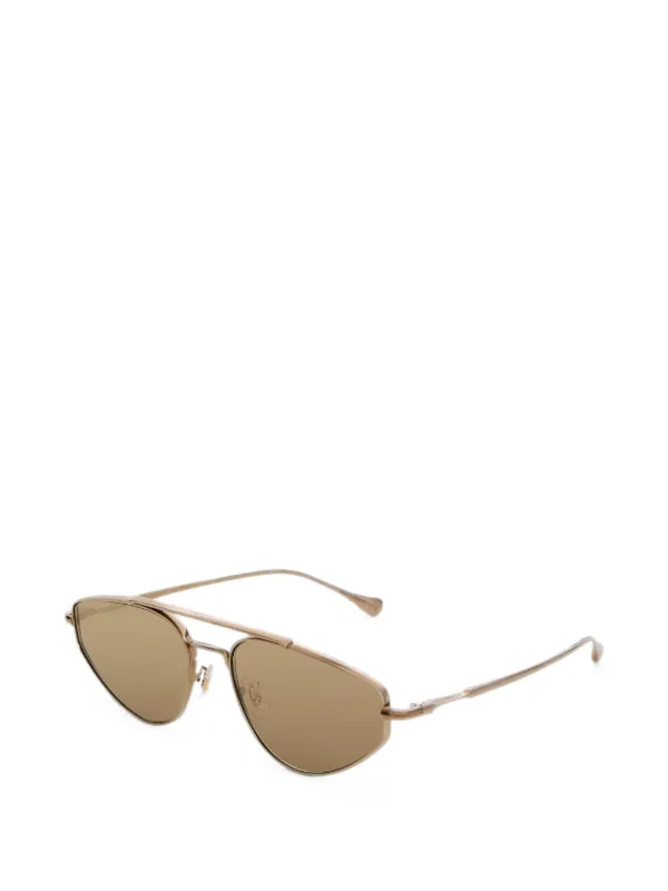Jil Sander geometric-frame Sunglasses | Gold | FARFETCH ZA