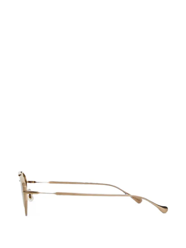 Jil Sander geometric-frame Sunglasses | Gold | FARFETCH ZA