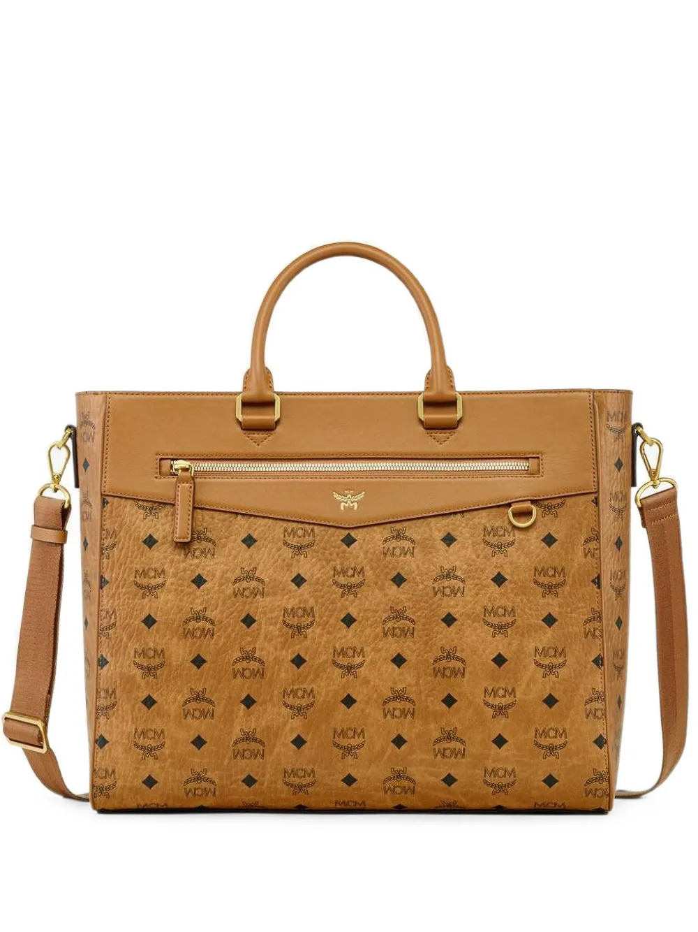 MCM Diamond Vi tote bag - Marrone