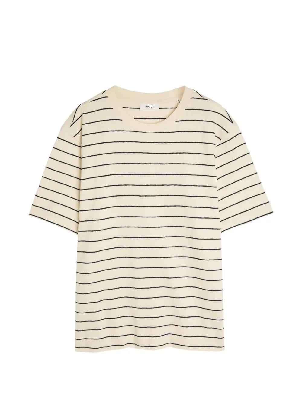 NN07 horizontal-stripe T-shirt - Nude