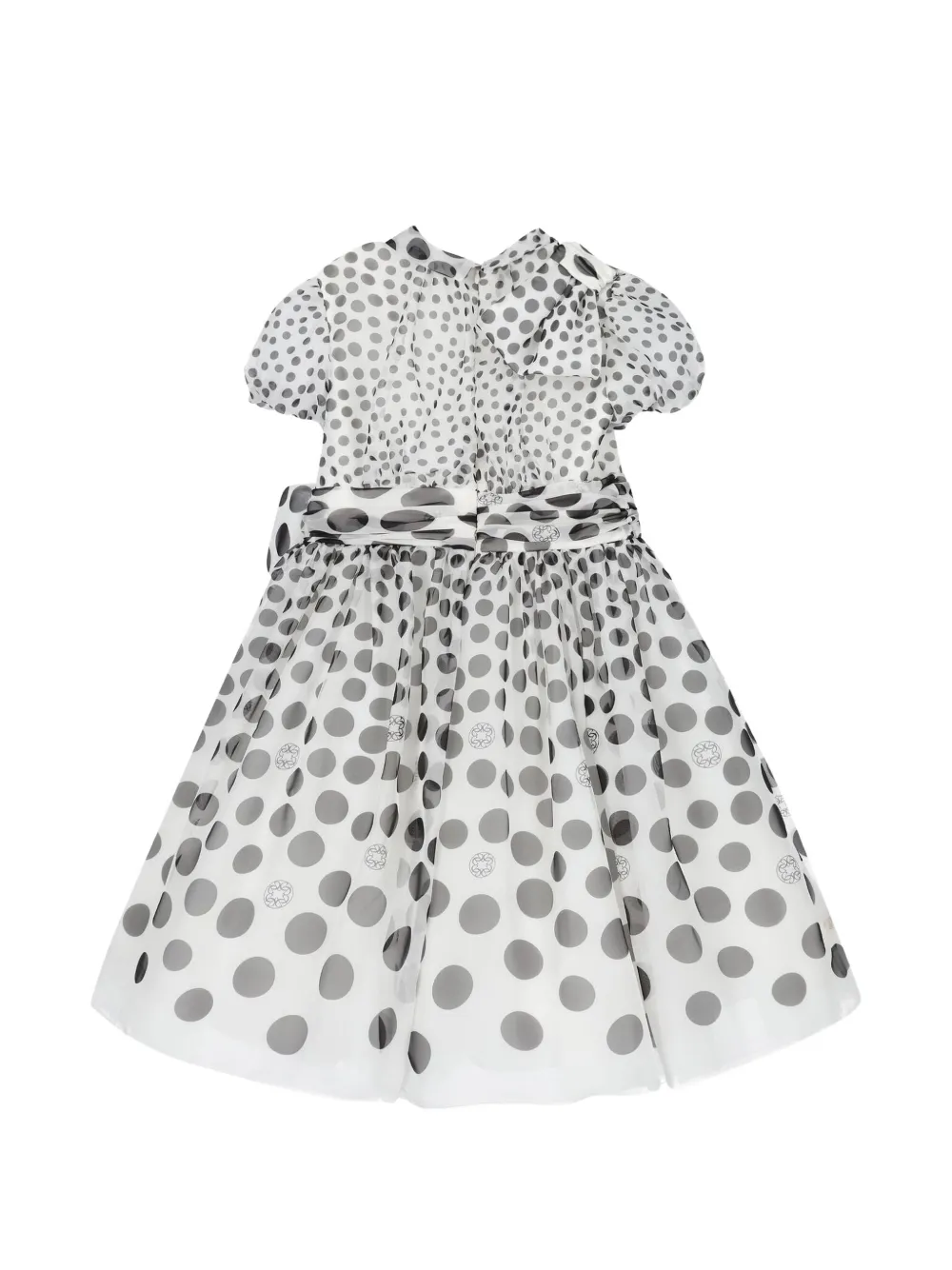 ELIE SAAB JUNIOR Jurk met strikdetail Wit