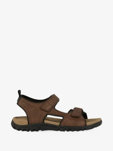 Geox Strada perforated touch-strap sandals