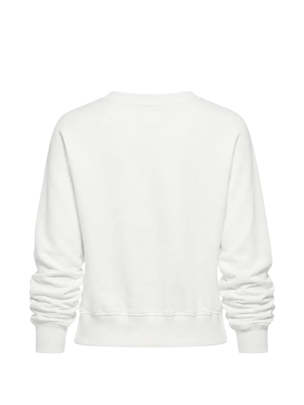 MOTHER The Itty Concert sweater met grafische prints Wit
