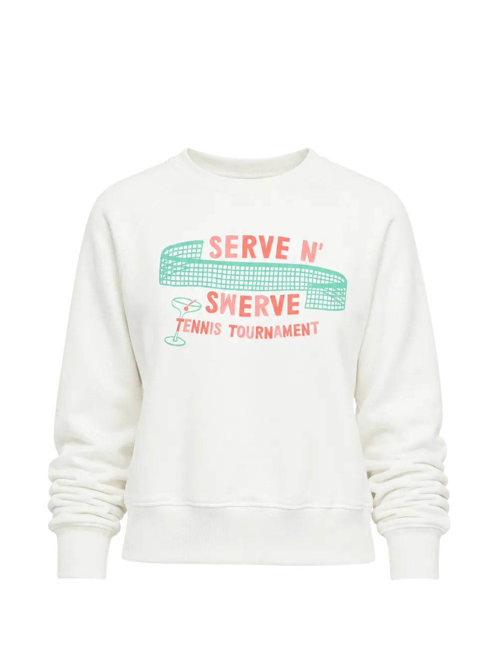 MOTHER The Itty Concert graphic-print sweatshirt - Bianco