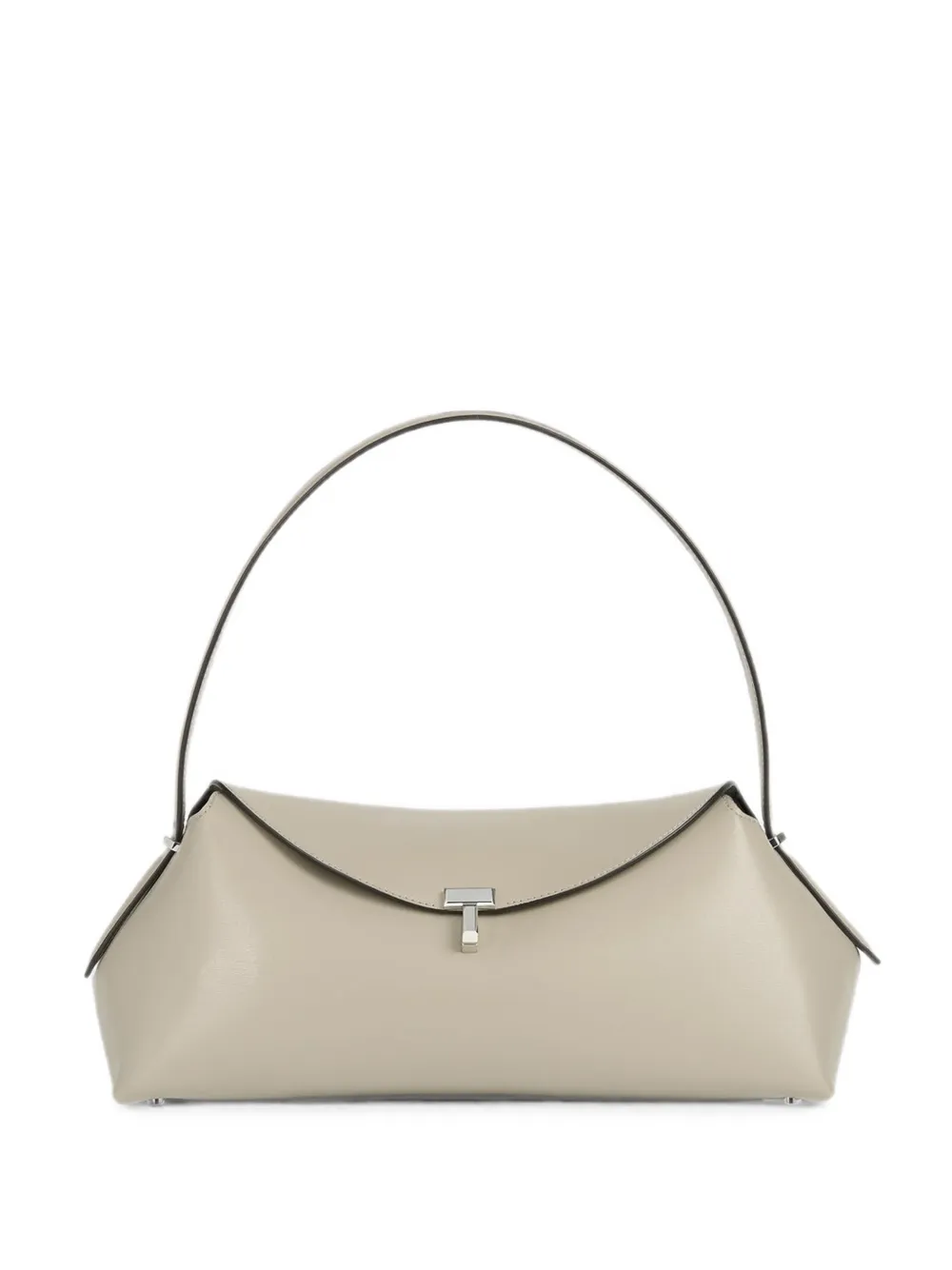 TOTEME T-Lock leather shoulder bag - Toni neutri