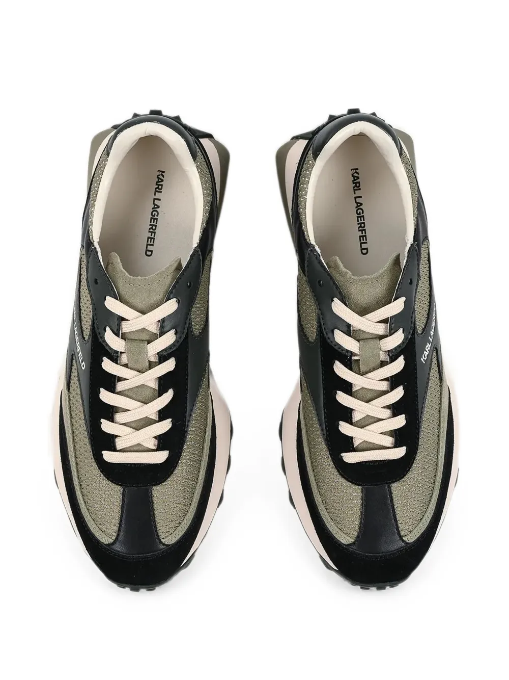 Karl Lagerfeld logo-detail sneakers Groen
