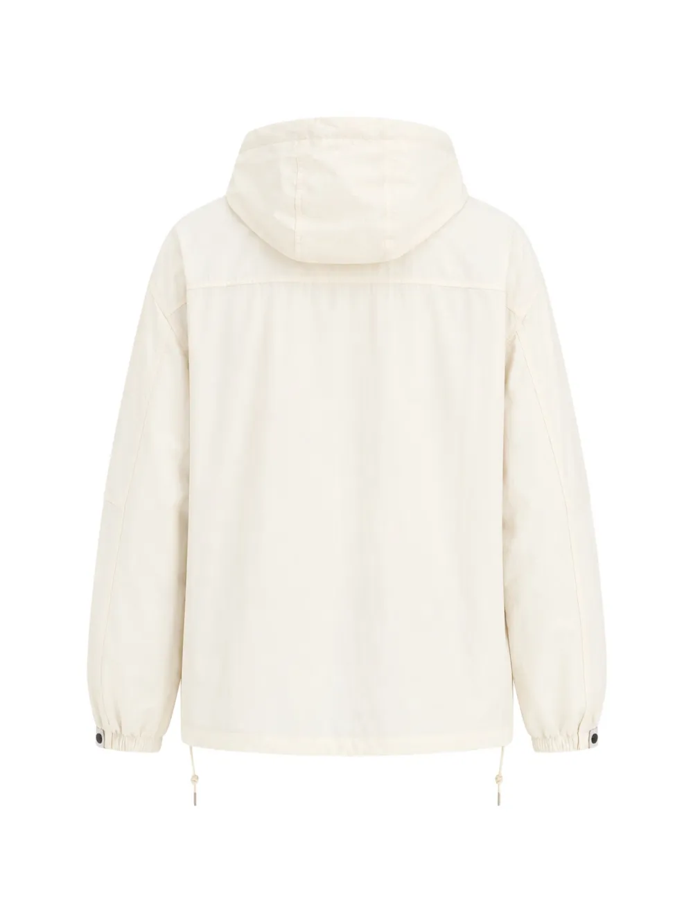 Armani Exchange Gekreukte parka met logopatch Beige
