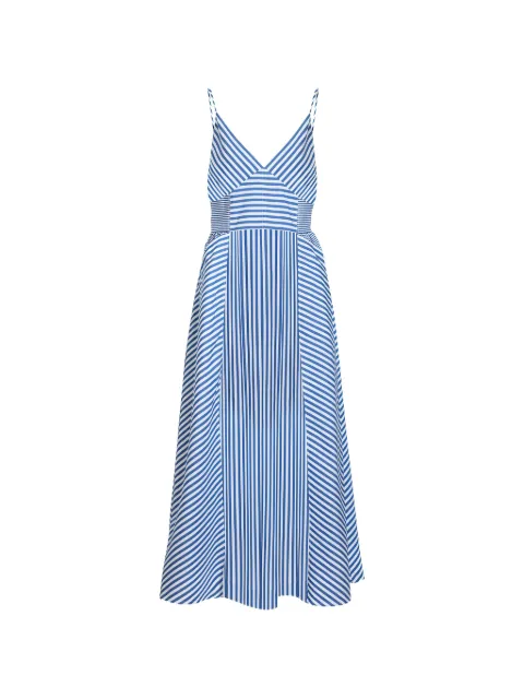 Tanya Taylor Vivien striped-print dress