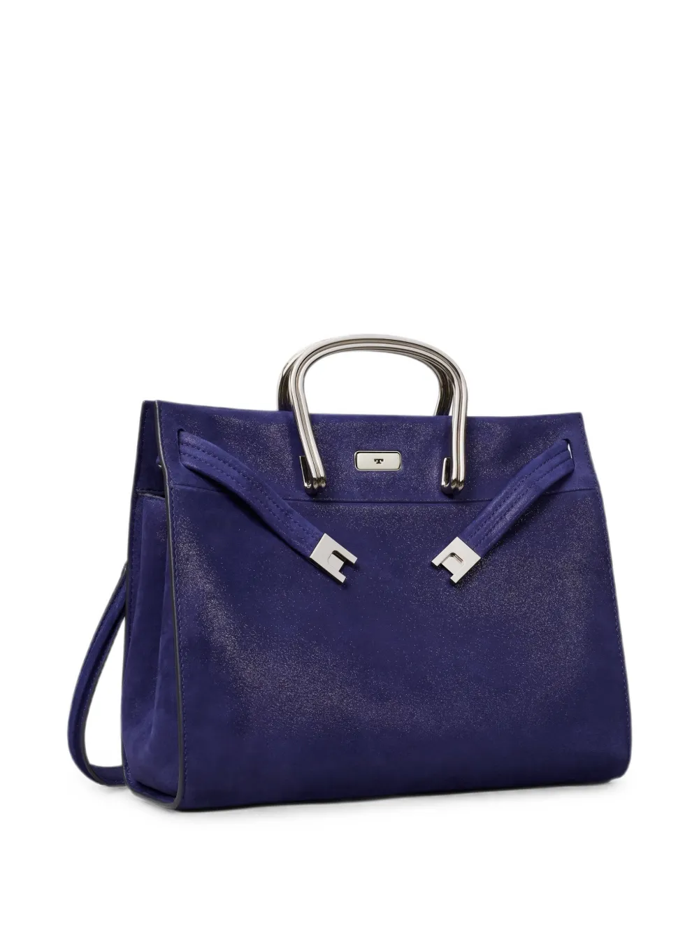 Tory Burch Kleine Lee Radziwill suède shopper Paars