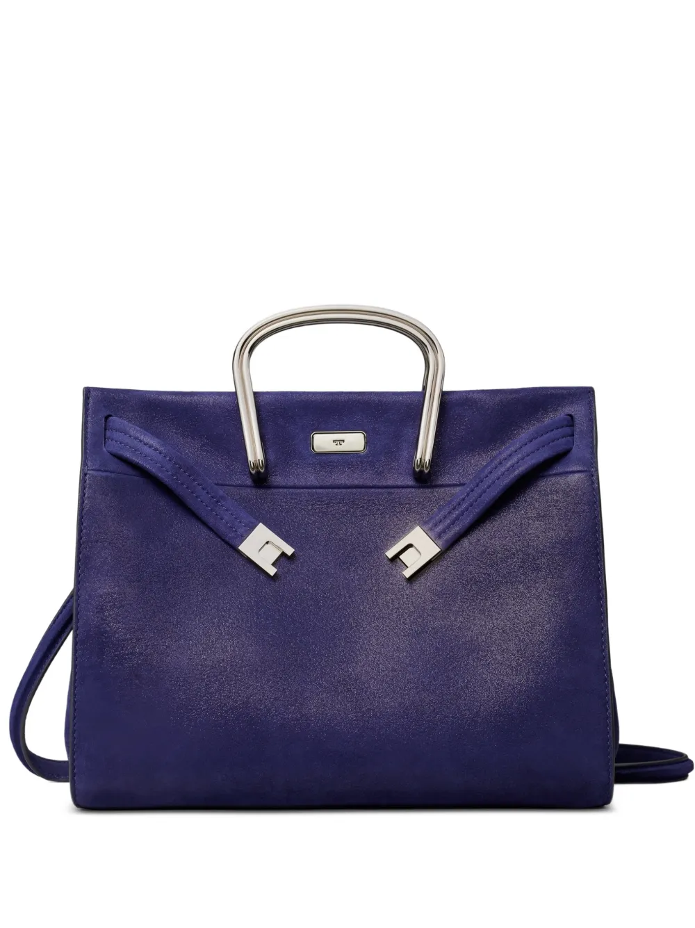 Tory Burch small Lee Radziwill suede tote bag - Viola
